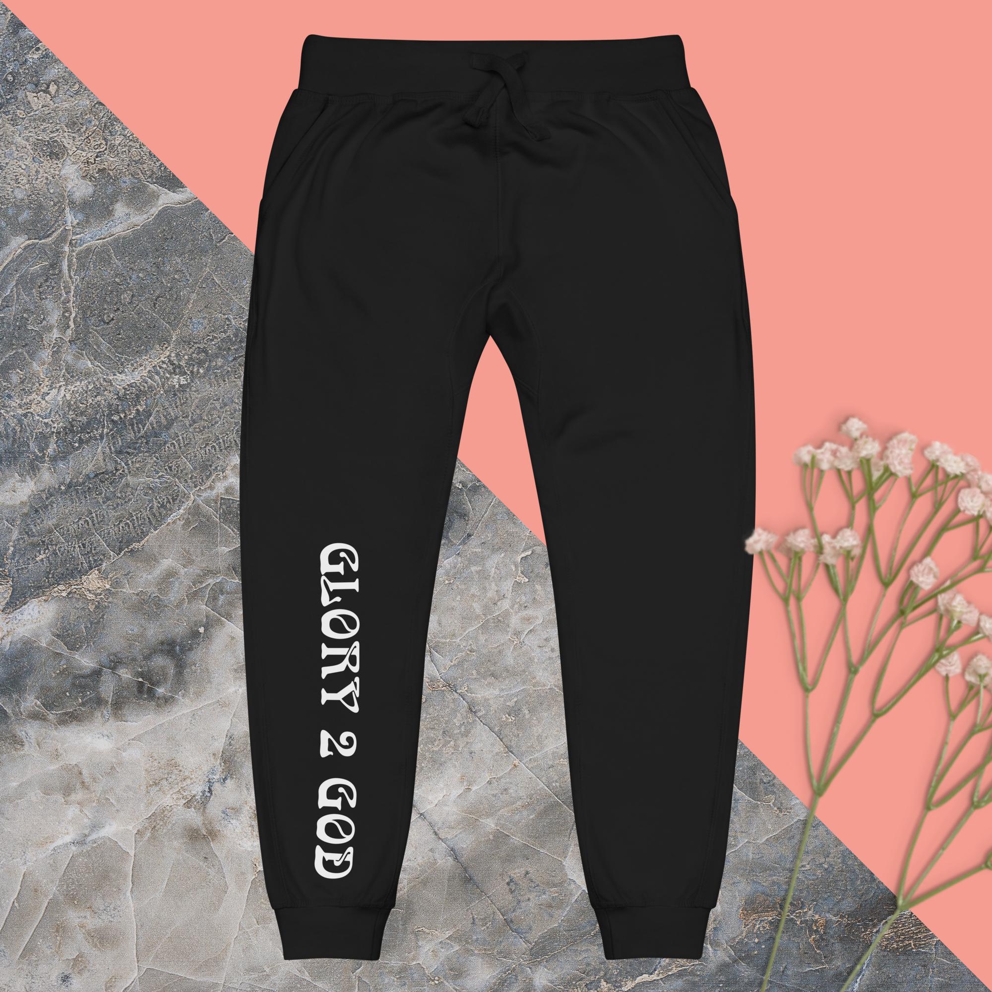 Unisex fleece sweatpants