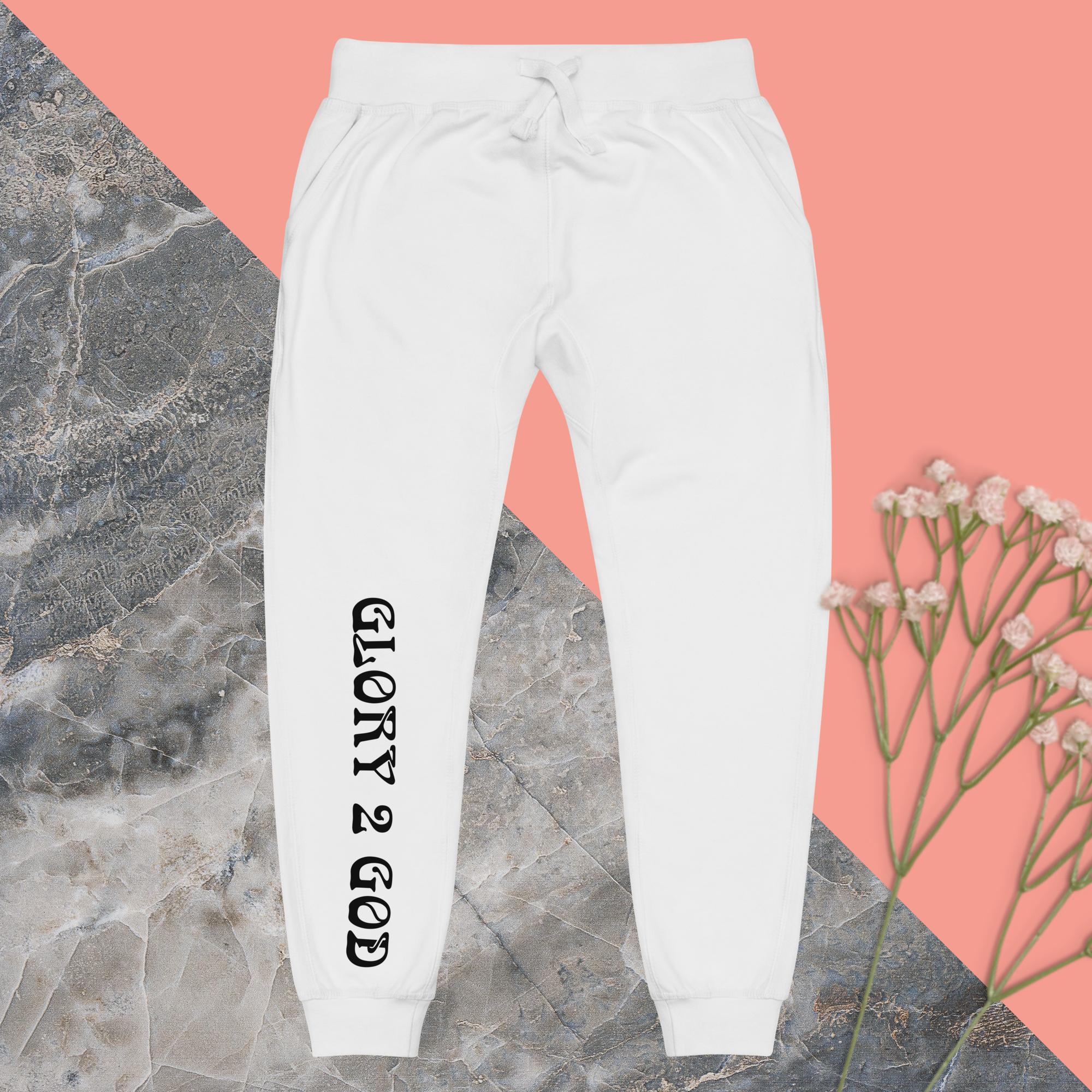 Unisex fleece sweatpants